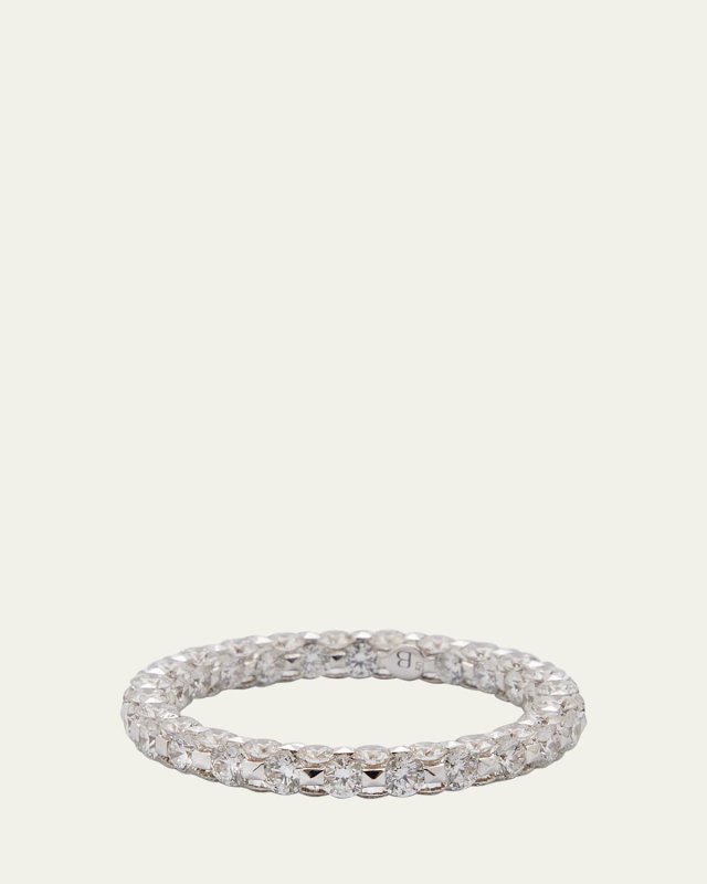 White Gold Eternity Ring with Diamonds